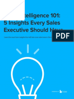 Sales Intelligence 101 - 5 Insights Every Sales Executive Should Have