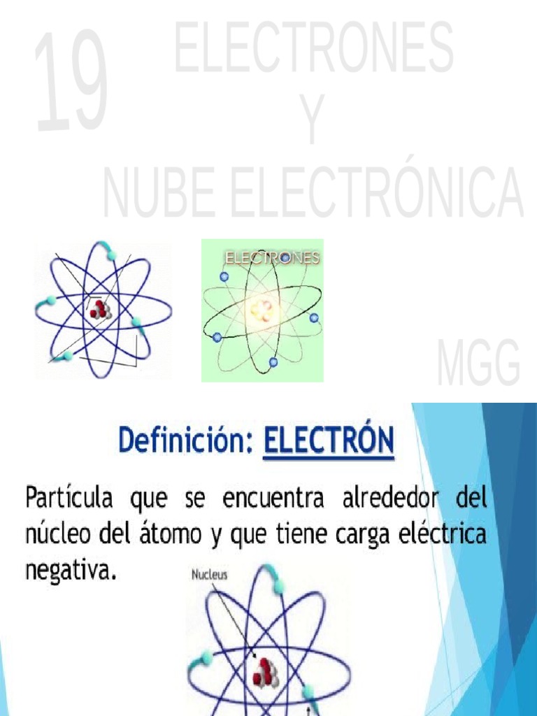 Electrones y Nube Electrónica PDF