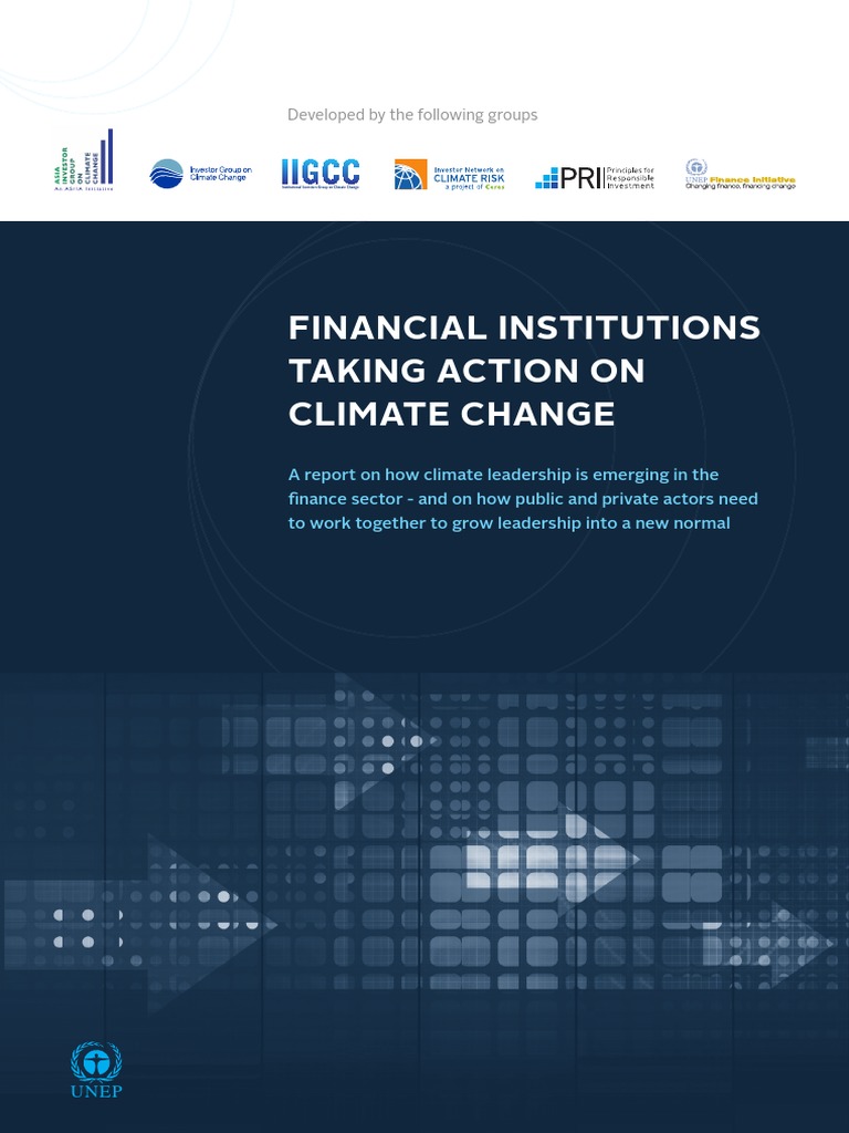 Financial Institutions Taking Action On Climate Change | PDF | Low ...
