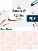 Planner de Estudos Modelo 2