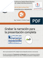 Grabar Con Nuestra Voz La Presentacion