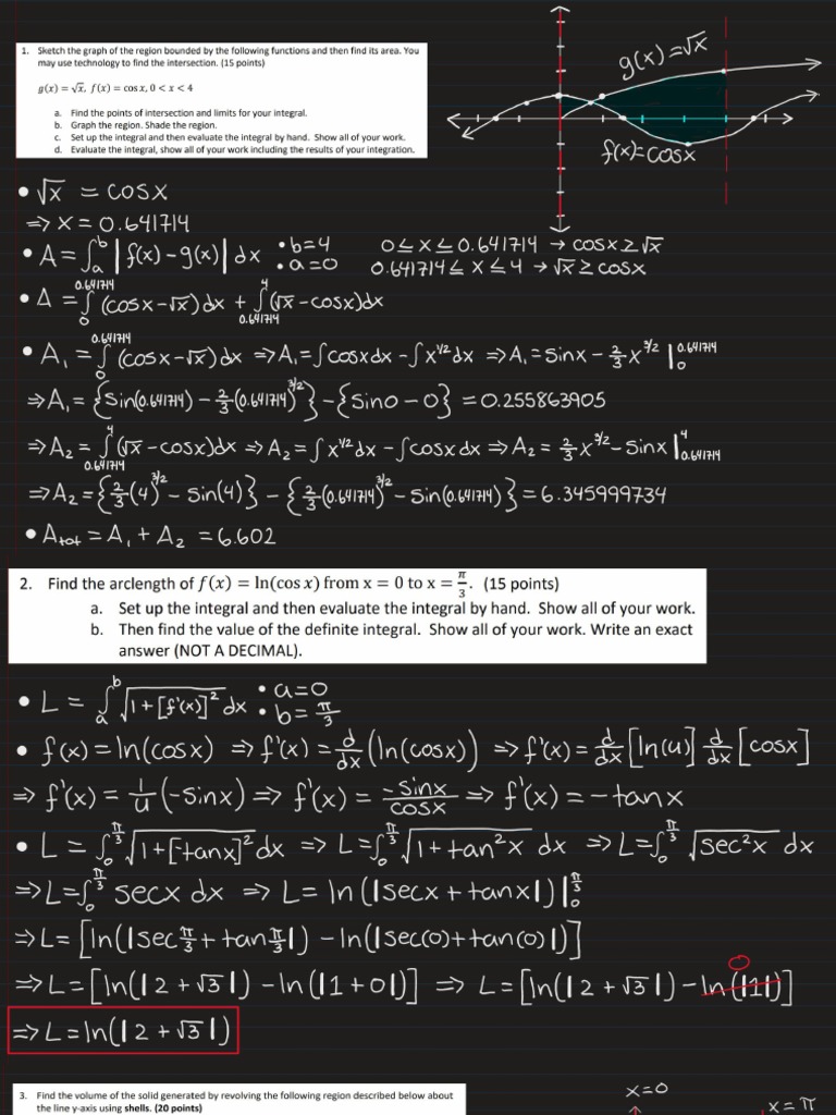 Practice Exam 2 Calculus 2 Pdf