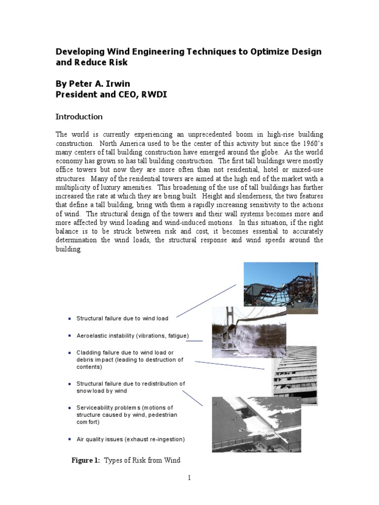 Developing Wind Engineering Techniques To Optimize Design and Reduce ...
