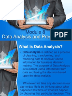 Module 8 - Data Analysis & Presentation
