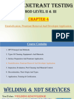 Liquid Penetrant Testing Chapter 4: Emulsification, Penetrant Removal and Developer Application