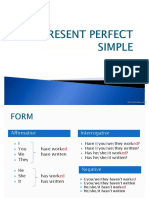 Present Perfect Simple Presentation