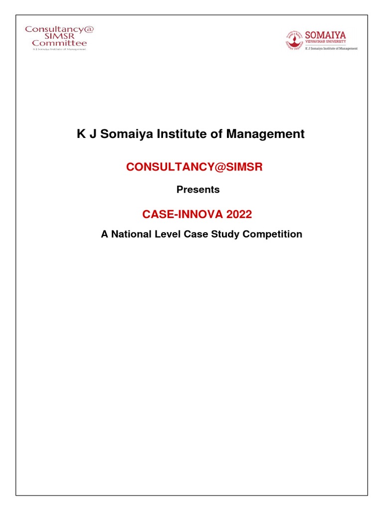 Case Innova 2022 | PDF | Health Care | Hospital