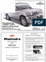 Mahindra Pik Up SC DC LHD Abs Non Abs Mhawk Eiv 2wd 4wd Version 1 Sep 2011