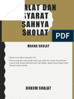 Shalat Dan Syarat Sahnya Sholat