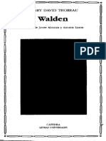 Thoreau, H.D. Walden I Economía