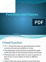C++ Friend Functions and Classes