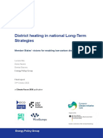 District Heating in National Long-Term Strategies