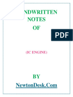 Ic Engine Study Notes