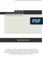 Public Ad (Lec 7) Administrative Accountability