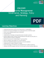 Module 4 Governance Strategy Policy