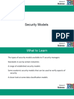 CSG3309 - Security Models