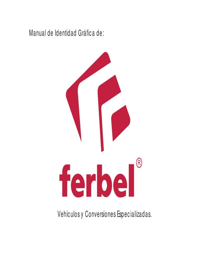 Manual de Identidad-Ferbel | PDF | Diseño gráfico | Diseño