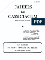 Cahiers de Cassiciacum 6