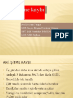 Ani İşitme Kaybı