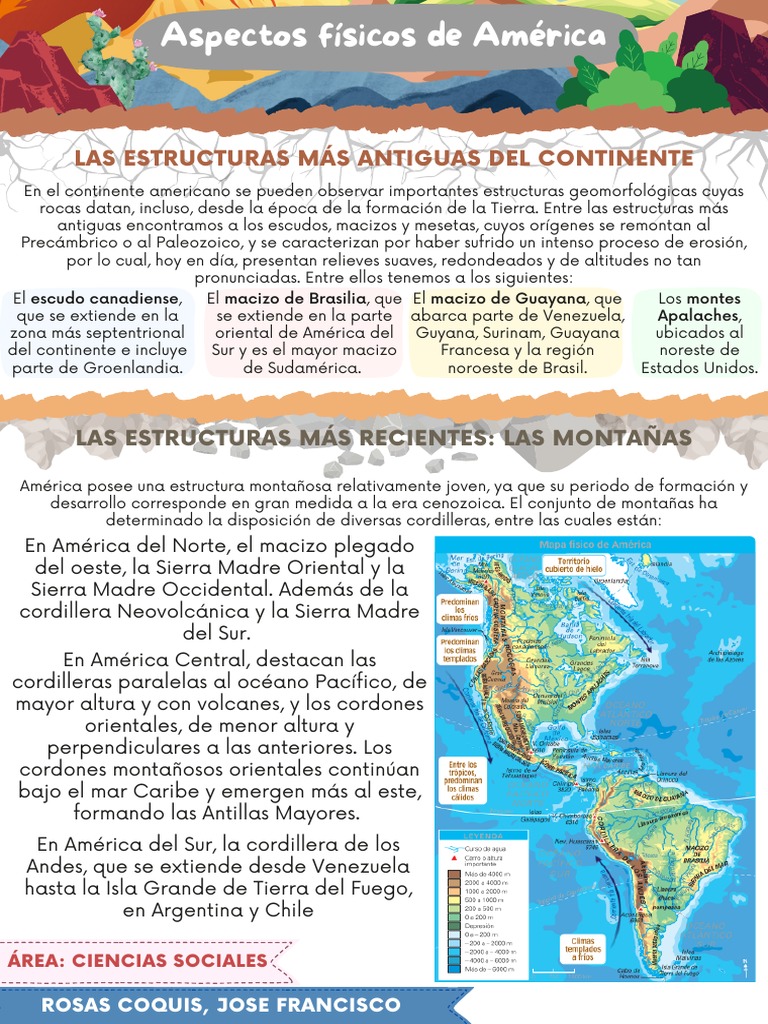 Aspectos Físicos de América - Jose F. Rosas | PDF | Clima | Américas