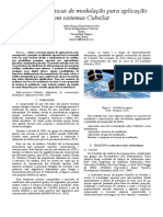Análise de Técnicas de Modulação para Aplicação em Sistemas CubeSat