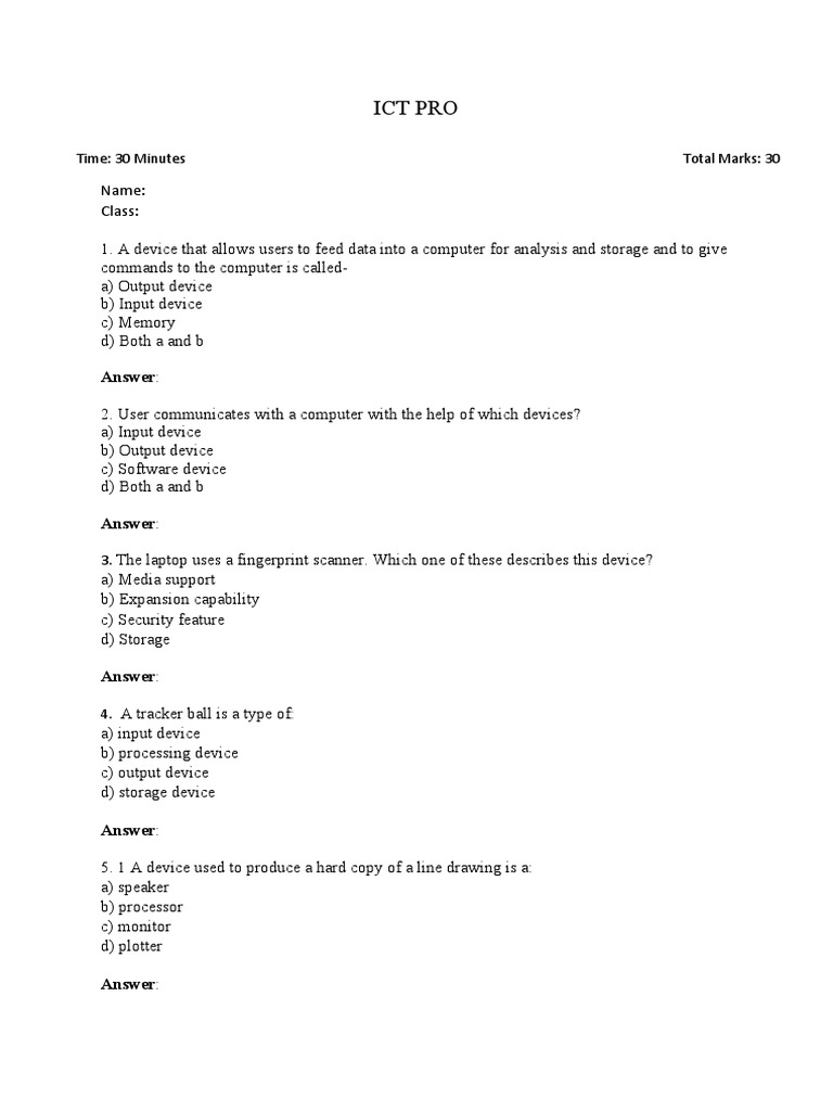 Ict Unit 1