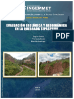 Evaluación Geológica Sipaspujio-Cusco