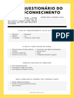 Mini Questionário Do Autoconhecimento (Respondido)