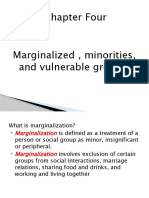 Chapter Four Marginalized, Minorities, and Vulnerable Groups