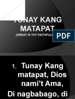 Great Is Thy Faithfulness (Tunay Kang Matapat)