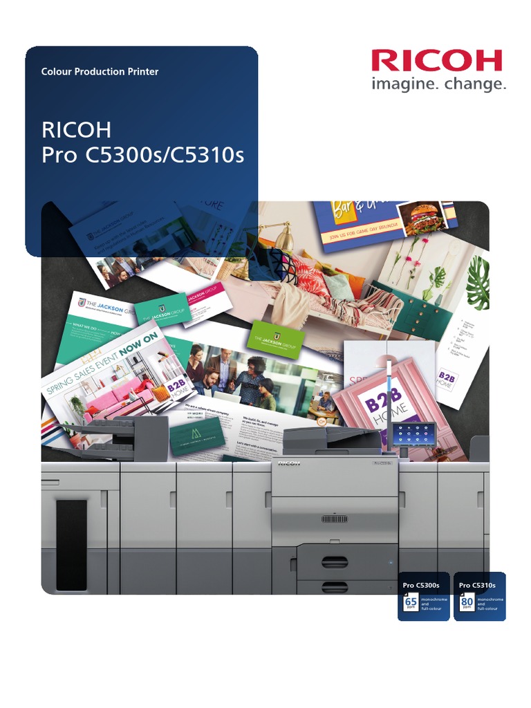 RICOH Pro C5300s-C5310s Final Brochure v2 - HR - tcm100-39832 | PDF ...