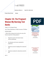 Test Bank Go! Chapter 30: The Pregnant Woman Nursing Questions