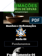 Banhos e Defumações - Aula 01 - Fundamentos