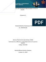 Evidencia - Informe Del Proceso de Vinculación Laboral Según El Caso de Estudio