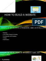 HOW To Build A Website