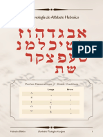Epistemologia Do Alfabeto Hebraico Biblico