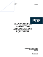 TC - Standards For Navigatitng Appliances and Equipment - Tp3668e