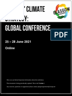 Global Conference - Peoples Climate Strategy 