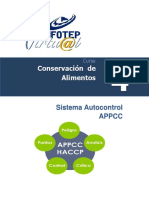 Sistema APPCC para la conservación de alimentos