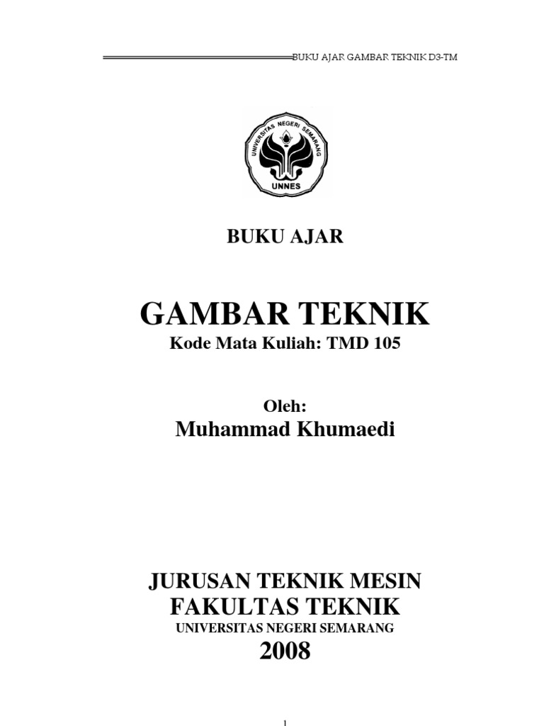 Bahan AJar TMD105 Gambar Teknik