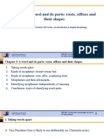 Chapter 3 - Morphology