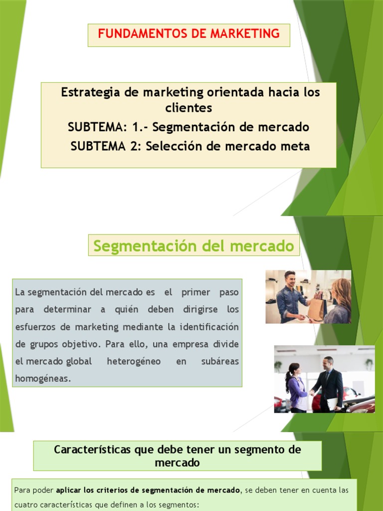 Estrategias de Segmentación de Mercado | PDF | Marketing | Mercado ...