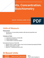 Chapter 2 Units Measurements and Stoichiometry