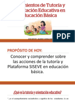 Tutoria y Plataforma Siseve