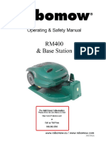 Robomow RM400 - Manual
