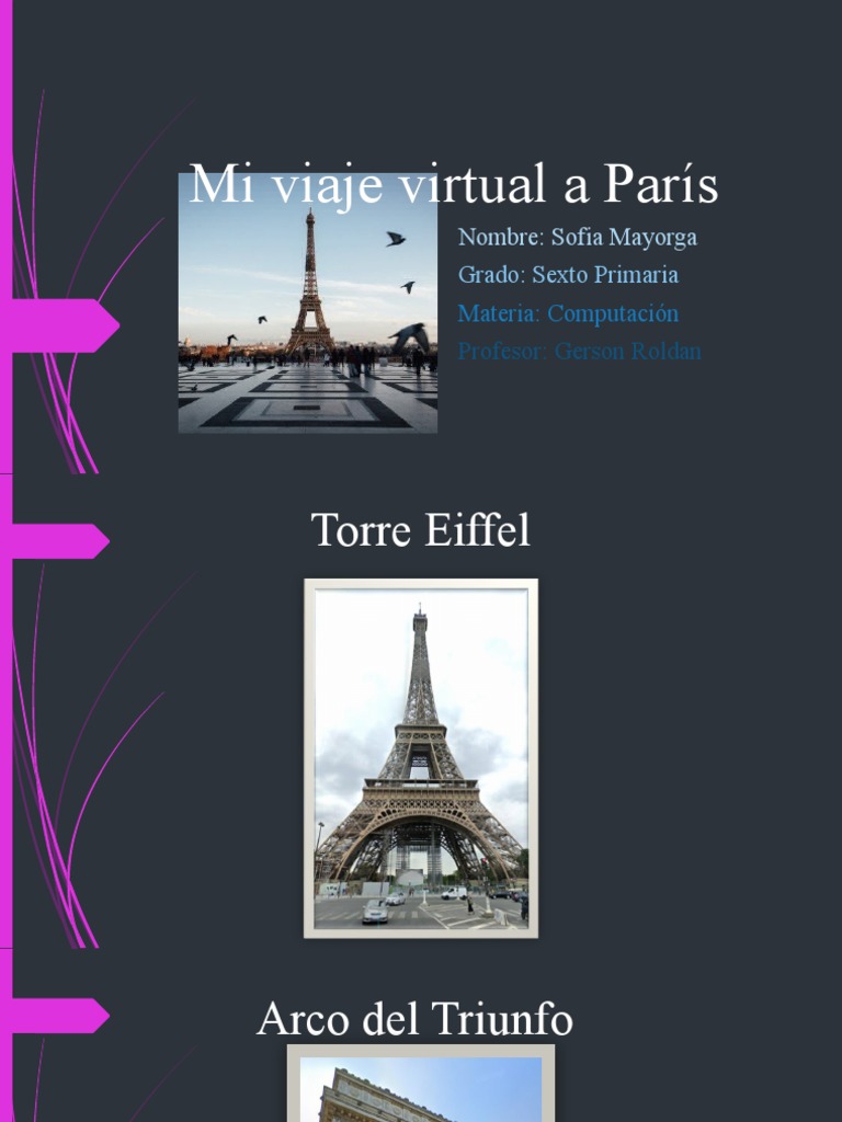 Mi Viaje Virtual A París | PDF