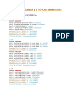 8 semanas de estudo de física