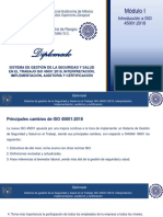 I.4 Cambios de OHSAS 180012007 A ISO 450012018 P