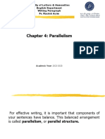 Para - Writng 4 - Parallelism