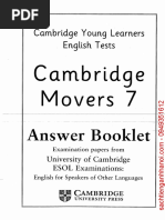 Movers 3 Answer Key | PDF